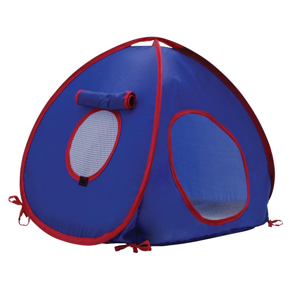 Living World Tent for Pets, Blue/Red - PawsPlanet Australia