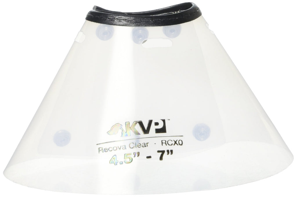 [Australia] - KVP Recova Clear Pet Recovery Collar Fits 4.5" to 7" Neck/4" Depth 