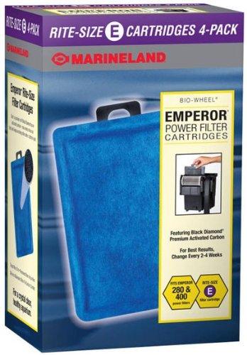 [Australia] - Marineland Emperor Power BIO-Wheel Filter Replacement Filter Cartridges Size E, 4- Pack 