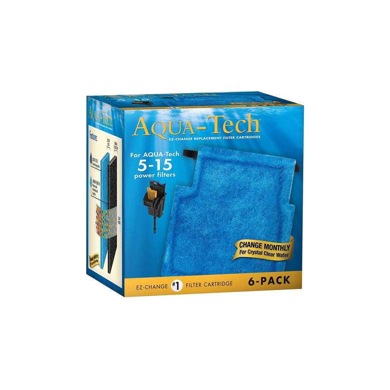 Aqua-Tech EZ-Change Aquarium Filter Cartridge EZ Change # 1 - 6-pack - PawsPlanet Australia
