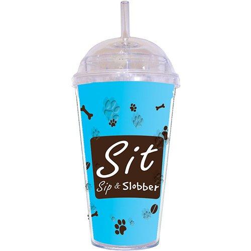 [Australia] - Smart Tag LittleGifts 18-Ounce Dome Etched Cup Sit Sip Slobber 