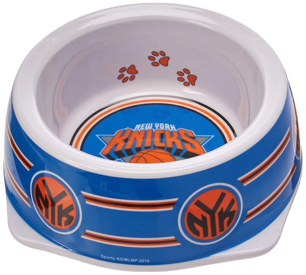 [Australia] - Sporty K9 NBA New York Knicks Pet Bowl, Small 