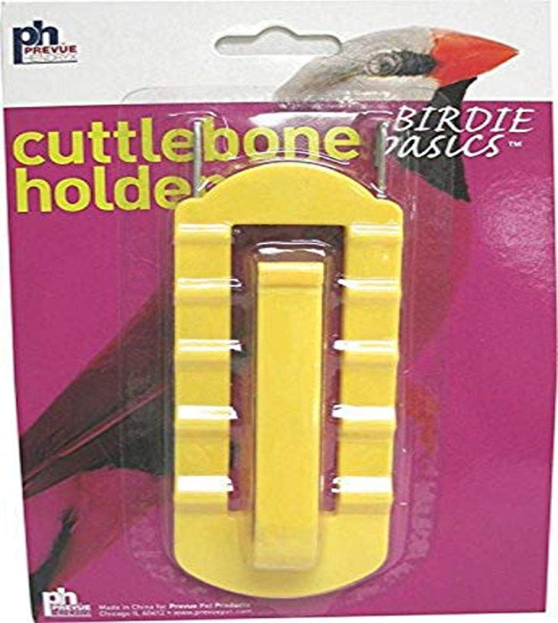 [Australia] - Prevue Pet Products BPV1149 Birdie Basics Plastic Cuttlebone Holder, Yellow 
