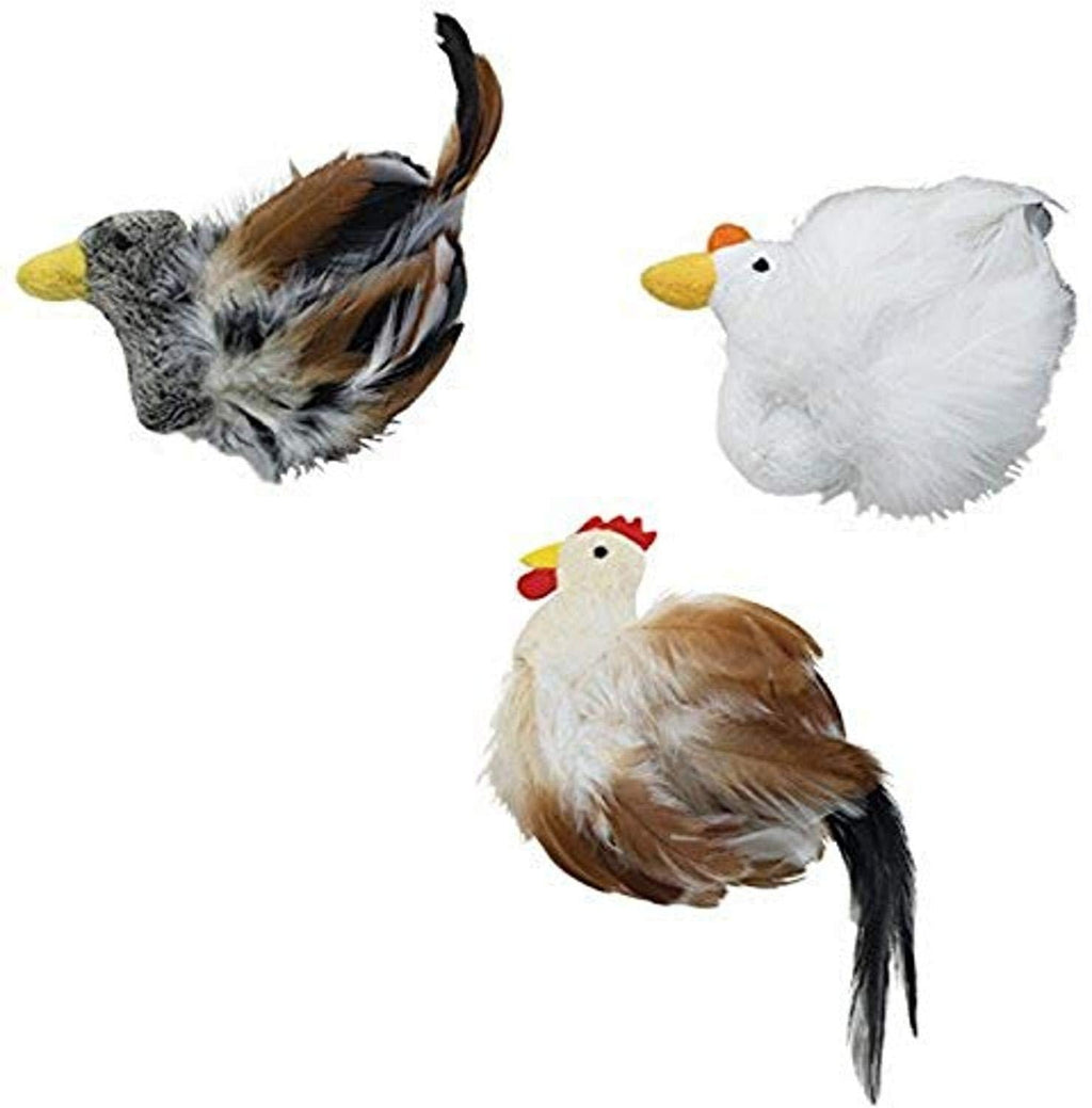 [Australia] - Ethical Pet Products (Spot) CSO2829 Feather Birds Catnip Toy for Cats, Assorted 