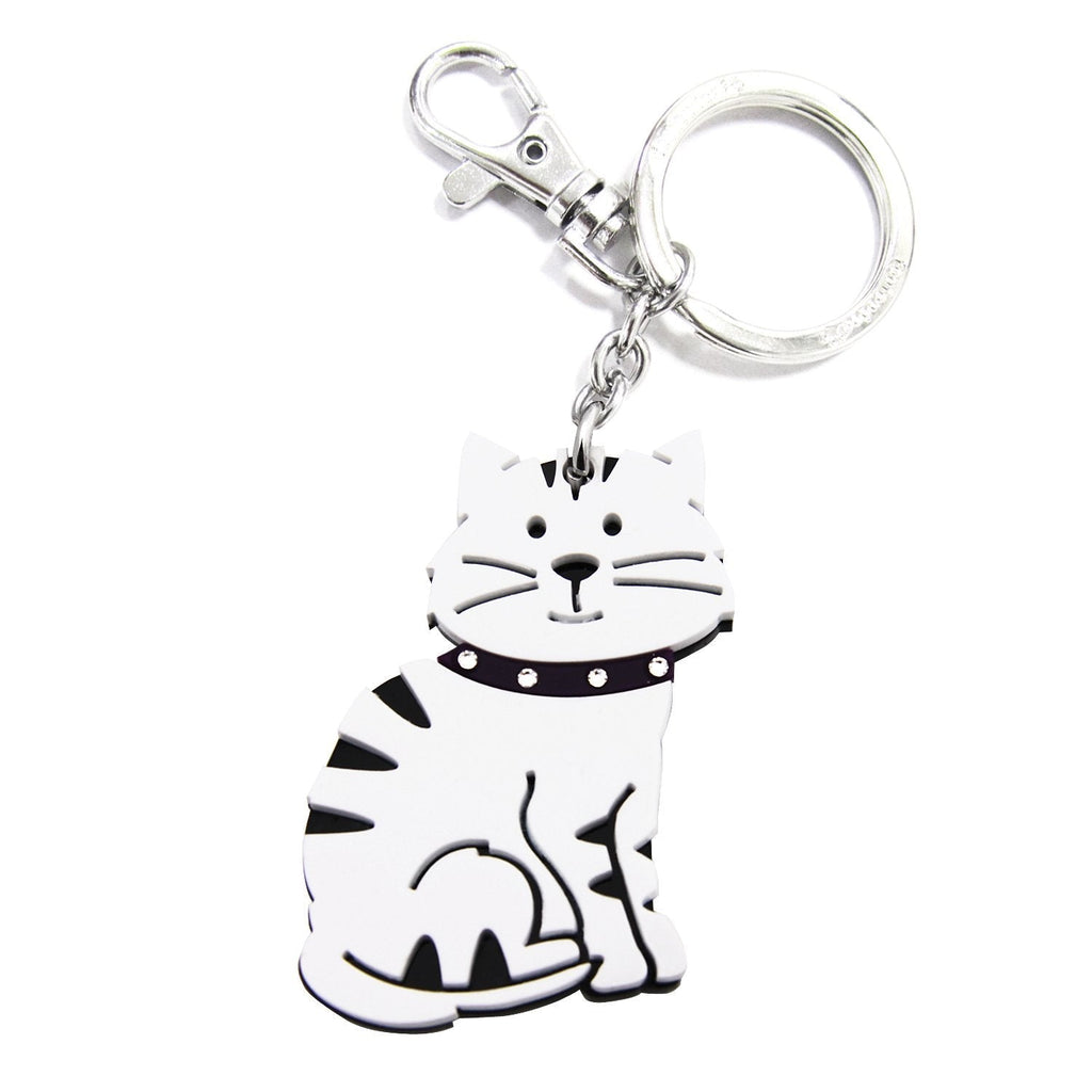 [Australia] - Love Your Breed Acrylic Keychain, Poodle Tabby Cat 