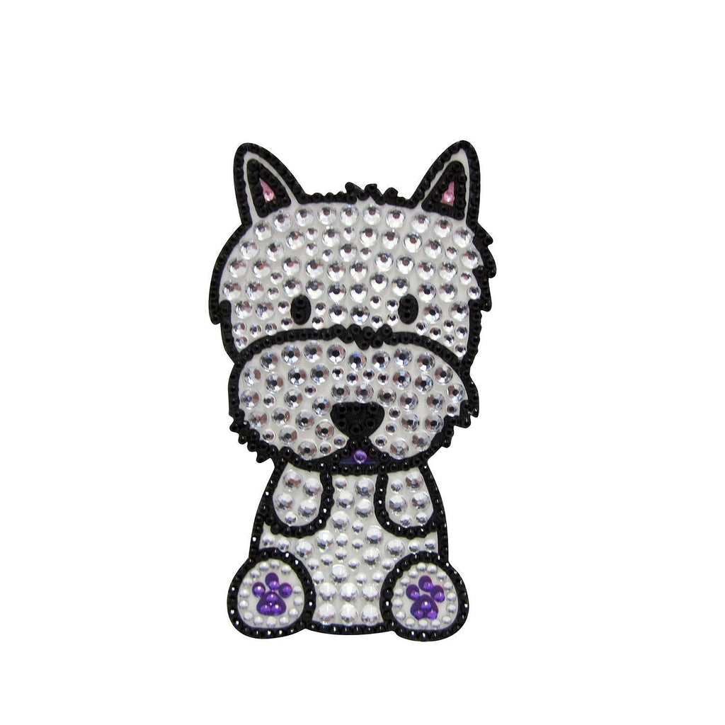 [Australia] - Love Your Breed Rhinestone Sticker, Chinese Crested Schnauzer 