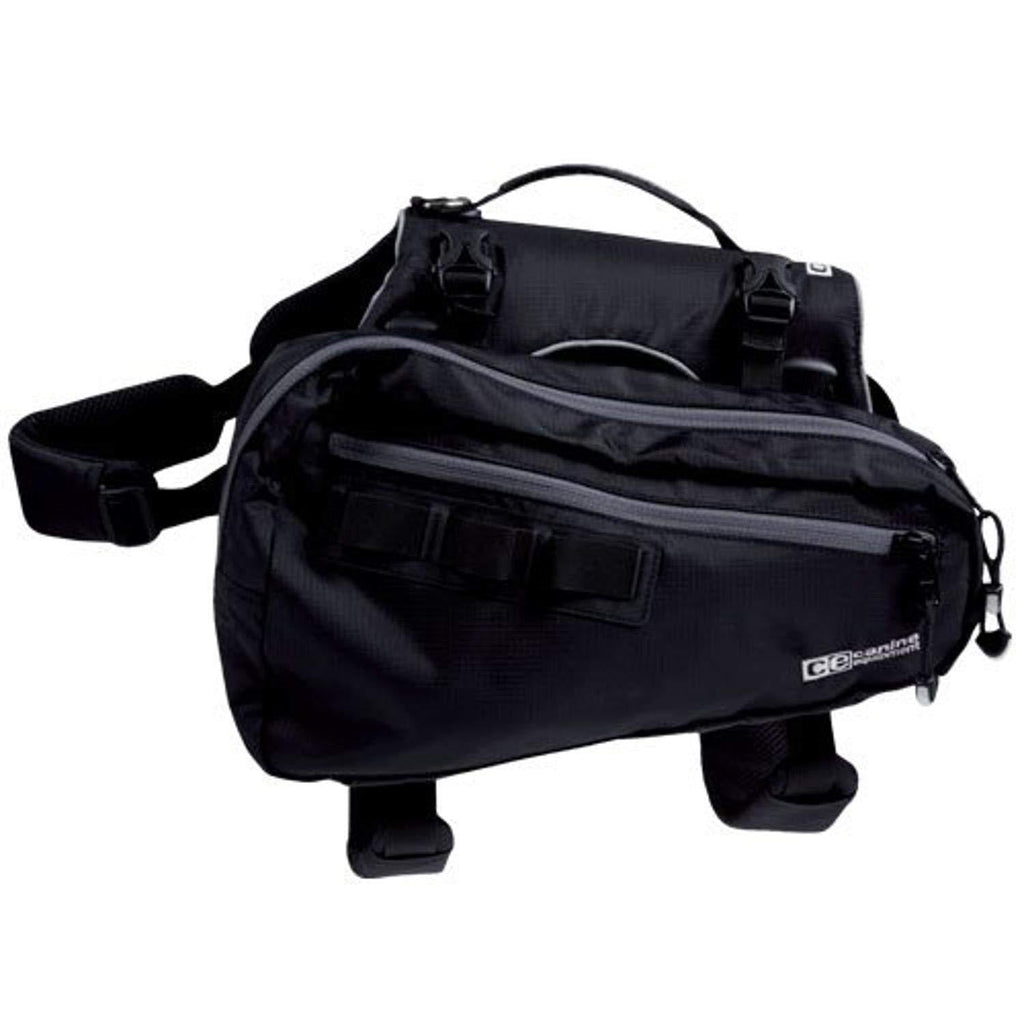 Canine Equipment Ultimate Trail Dog Pack Small Black - PawsPlanet Australia