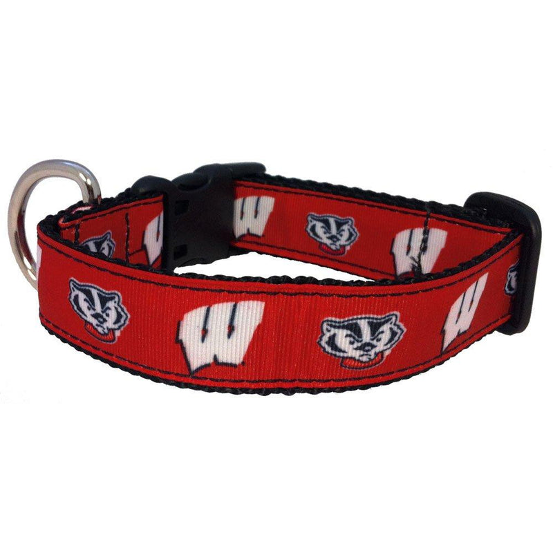[Australia] - NCAA Wisconsin Badgers Collegiate Dog Collar (Large) 