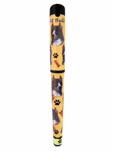 [Australia] - E&S Pets Pit Bull, Brindle Pen Easy Glide Gel Pen, Refillable with A Perfect Grip, Great for Everyday Use, Perfect Pit Bull, Brindle Gifts for Any Occasion 