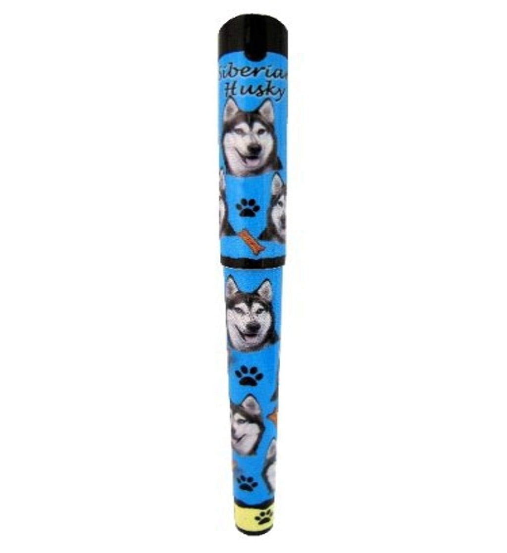 [Australia] - E&S Pets Siberian Husky Pen Easy Glide Gel Pen, Refillable with A Perfect Grip, Great for Everyday Use, Perfect Siberian Husky Gifts for Any Occasion 