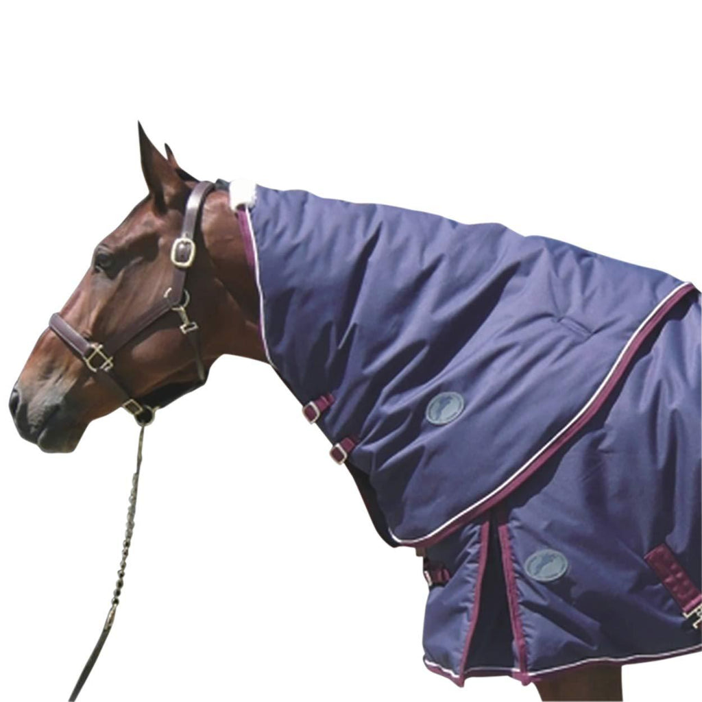 Jumpers Horse Line Jhl Stable Rug Heavyweight Neck Cover Navy/Burgundy/White M Blue - PawsPlanet Australia