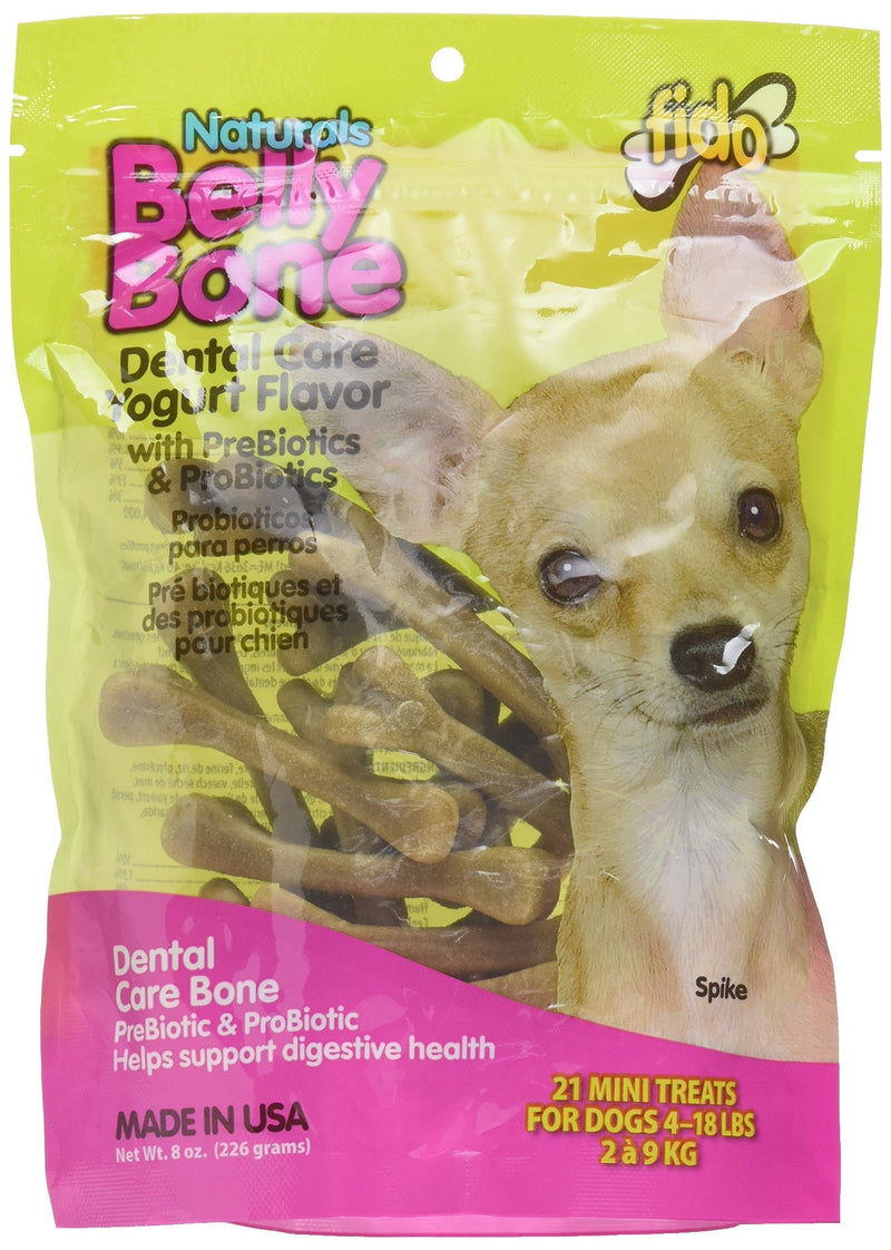 Fido Belly Bone Yogurt Dog Bone - Mini 21 Pack - PawsPlanet Australia