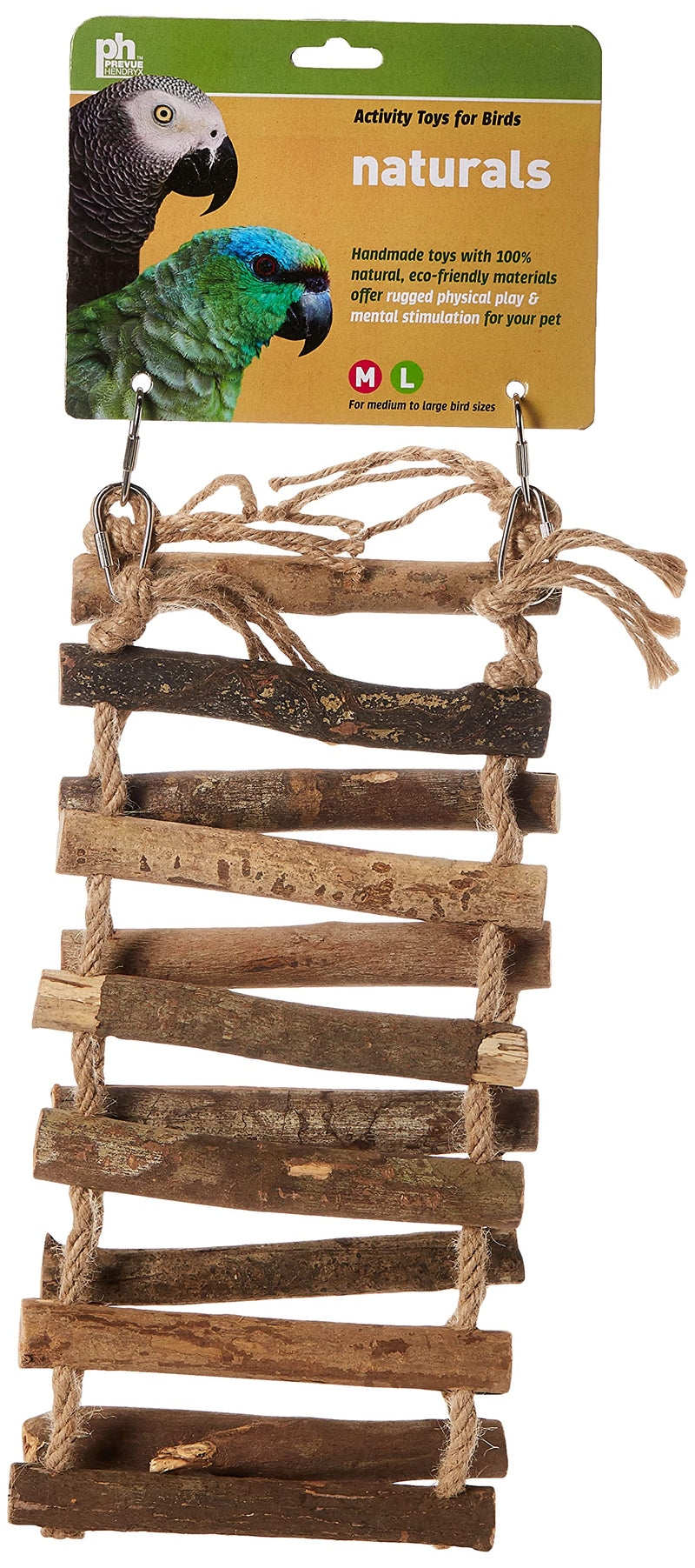 Prevue Hendryx 62807 Naturals Rope Ladder Bird Toy, Large - PawsPlanet Australia