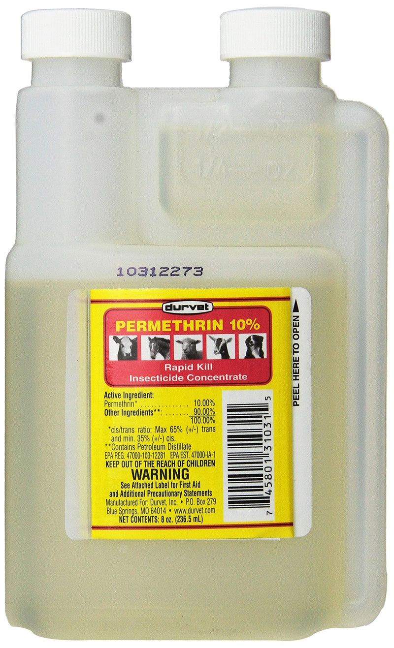 Durvet Permethrin 10%, 8oz - PawsPlanet Australia