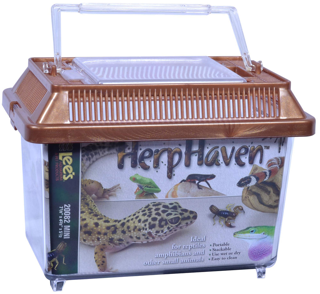 Lees Aquarium Herphaven Rectangle Reptile Carrier - PawsPlanet Australia