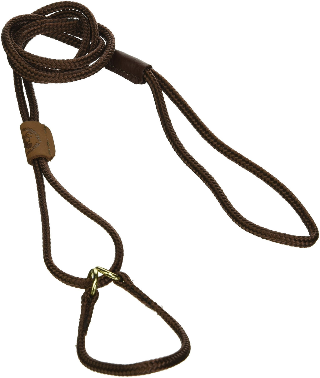 [Australia] - Mendota 8" Martingale Show Lead, Small, Dark Brown 