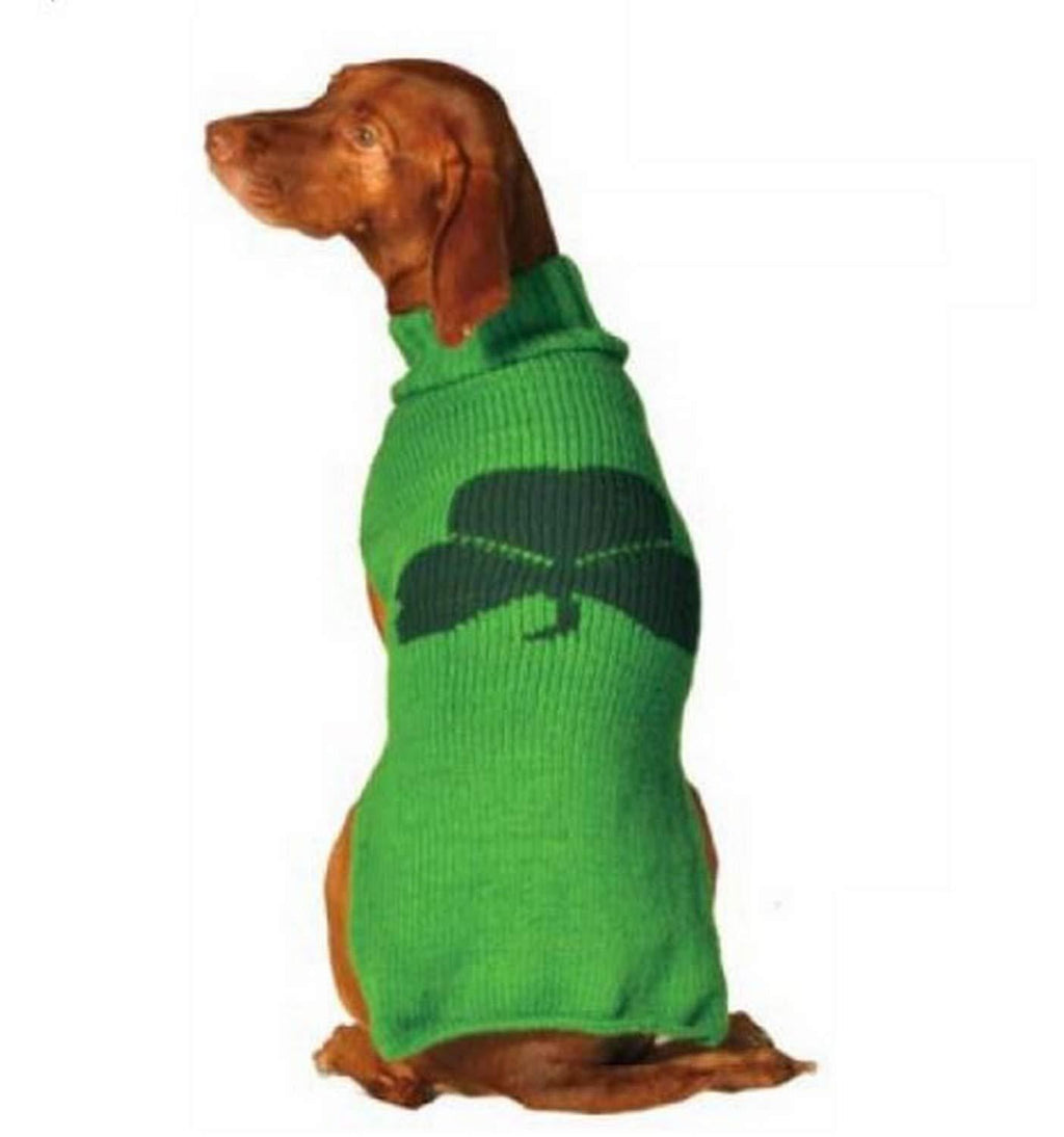 Chilly Dog Shamrock Dog Sweater, XX-Small - PawsPlanet Australia