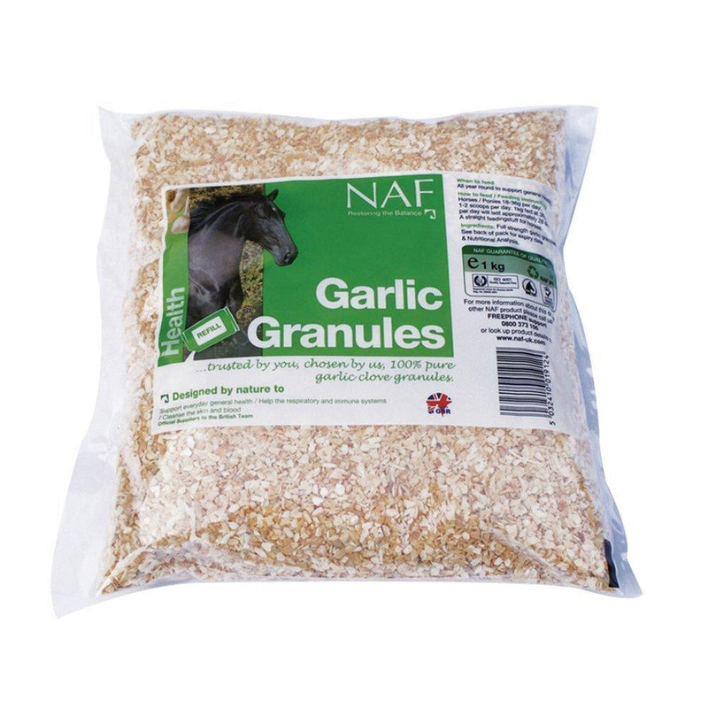 Naf Garlic Granules Horse Health Feed Supplement 3 kg (Pack of 1) - PawsPlanet Australia