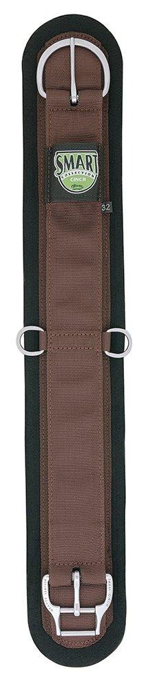 Weaver Leather Felt Lined Smart Cinch with Roll Snug Cinch Buckle 28-Inch Straight Brown - PawsPlanet Australia