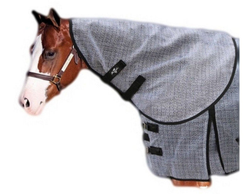 [Australia] - Professional's Choice Fly Neck Cover Grey/Black Horse 