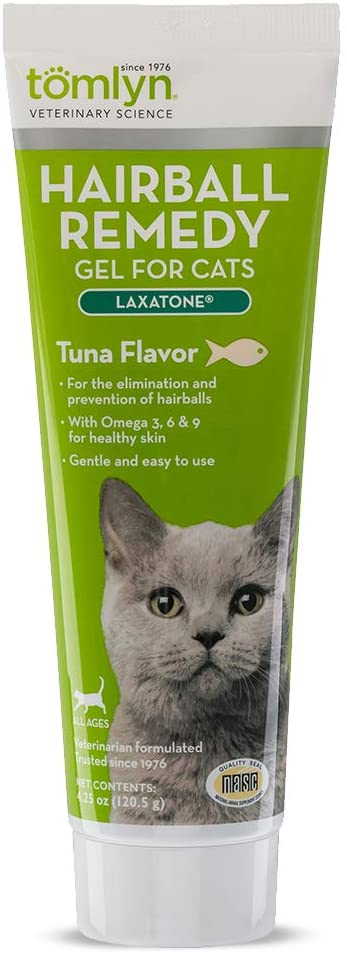 Richard’s Organics Hairball Remedy – Tuna Flavor - Naturally Eliminates and Prevents Hairballs in Cats – Promotes Healthy Skin and Coat - Natural Ingredients, 100% Petroleum and Petrolatum-Free (4.25 oz. tube) - PawsPlanet Australia