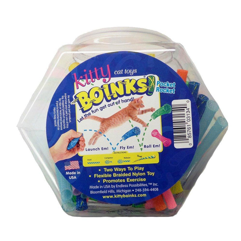 [Australia] - Kitty Boinks 100-Piece Cannister Pet Toy 