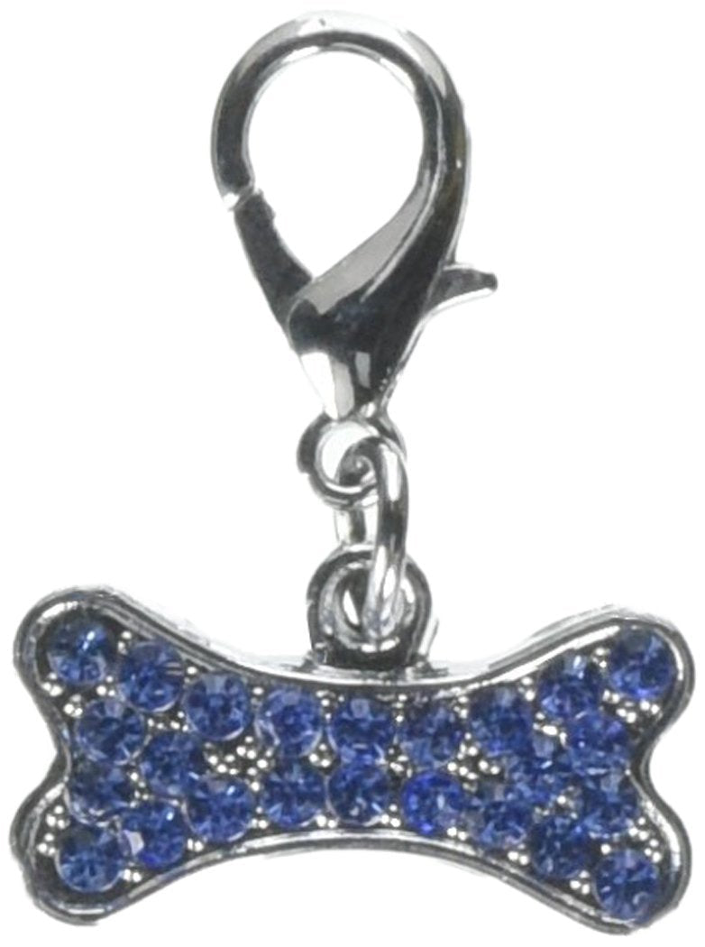 [Australia] - Mirage Pet Products Lobster Claw Bone Charm for Pets, Blue 