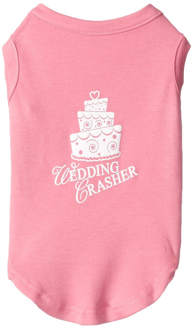 Mirage Pet Products Wedding Crasher Screen Print Shirt for Pets, Large, Bright Pink - PawsPlanet Australia