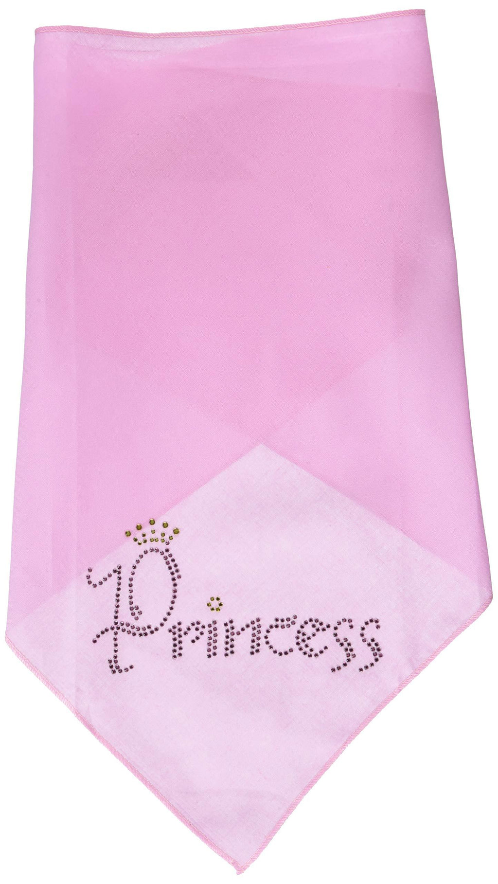 Princess Rhinestone Dog Bandanas Large Light Pink - PawsPlanet Australia