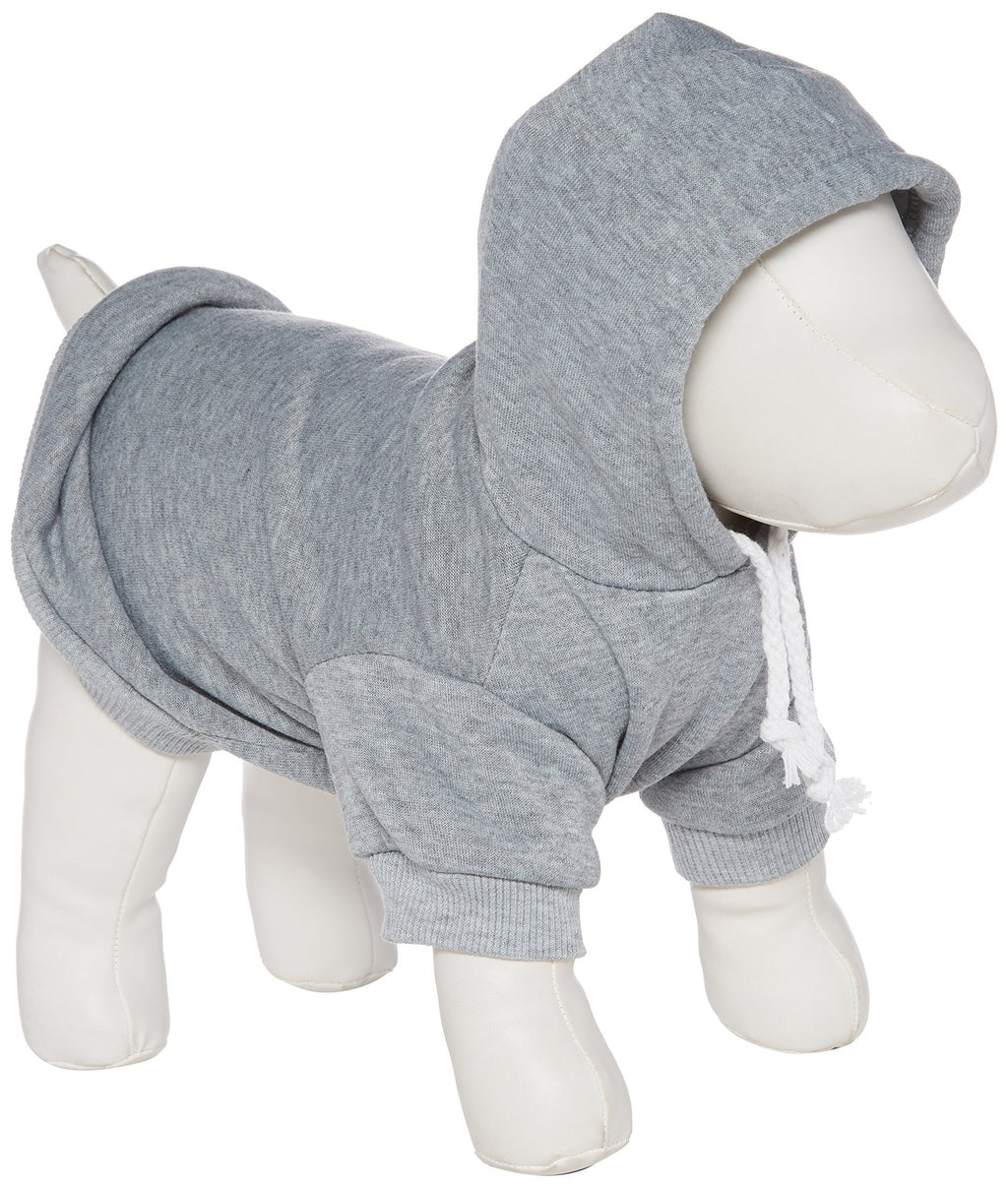 Mirage Pet Products 12-Inch Blank Hoodies, Medium, Grey - PawsPlanet Australia