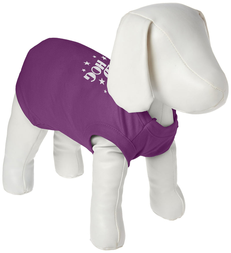 [Australia] - Mirage Pet Products 12-Inch Bed Hog Screen Printed Shirt, Medium Purple 