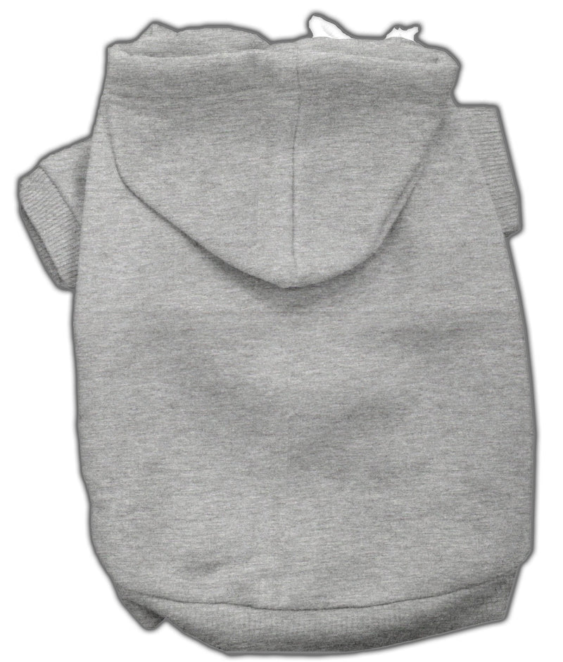Mirage Pet Products 10-Inch Blank Hoodies, Small, Grey - PawsPlanet Australia