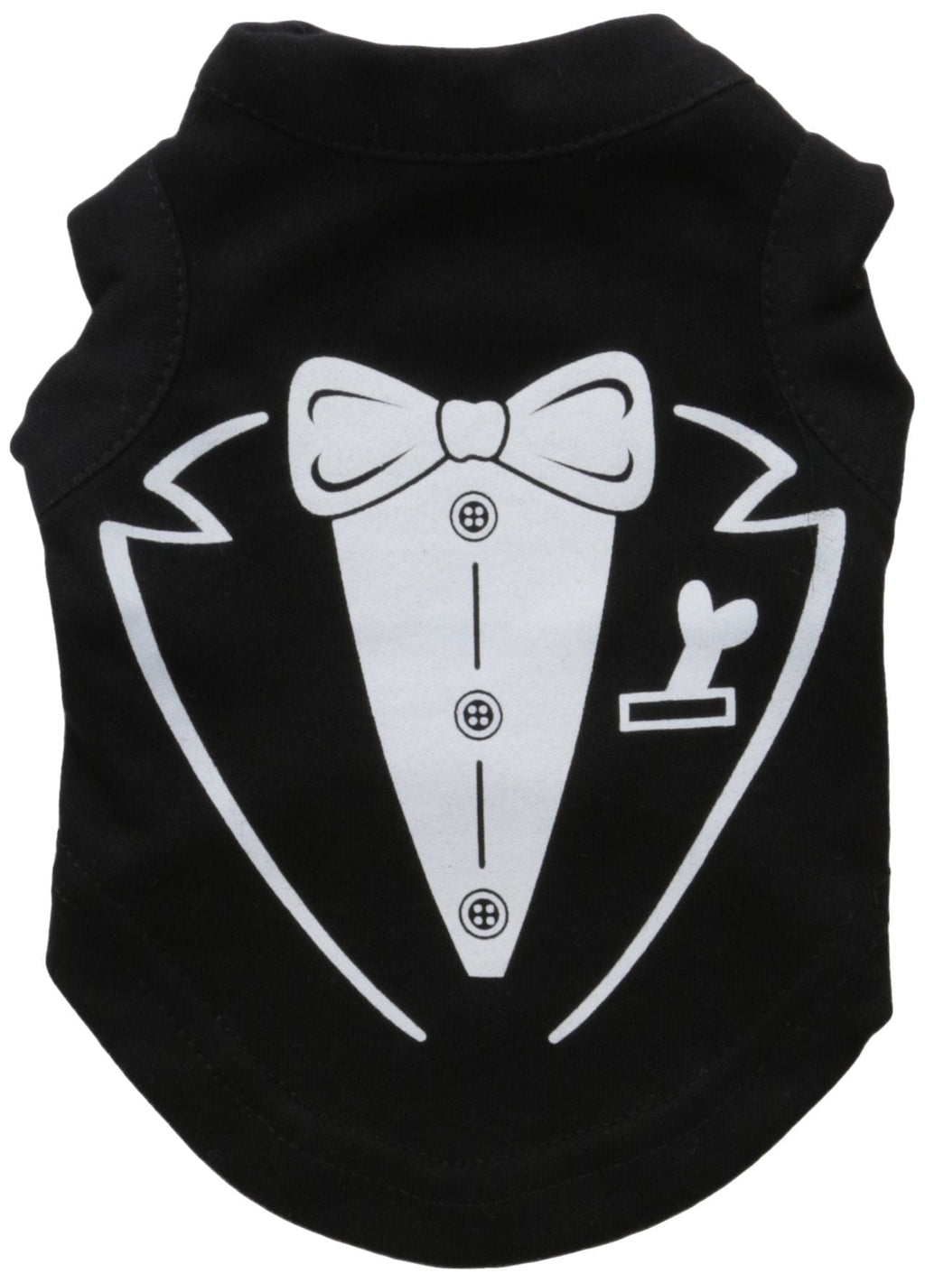 Mirage Pet Products Tuxedo Screen Print Shirt for Pets, X-Small, Black - PawsPlanet Australia