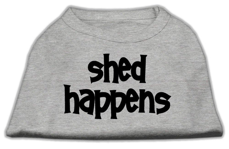 Mirage Pet Products 18-Inch Shed Happens Screen Print Shirts for Pets, XX-Large, Grey - PawsPlanet Australia