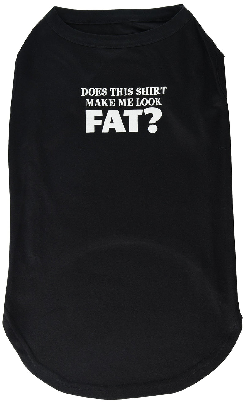 [Australia] - Mirage Pet Products 20-Inch Does This Shirt Make Me Look Fat Screen Printed Shirt for Pets, 3X-Large, Black 