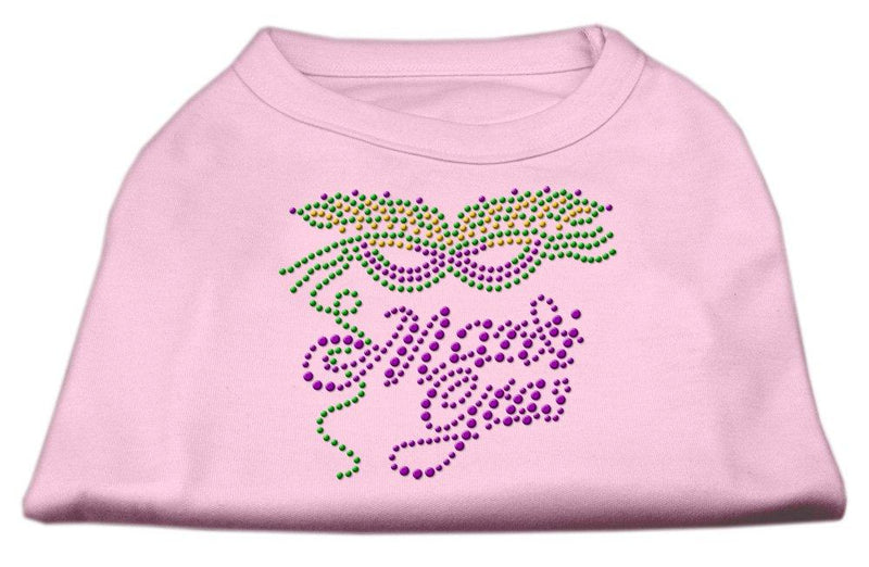 [Australia] - Mirage Pet Products Mardi Gras Rhinestud Shirt, Small, Light Pink 