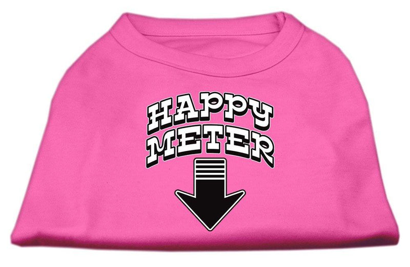 Mirage Pet Products 20-Inch Happy Meter Screen Printed Dog Shirts, 3X-Large, Bright Pink - PawsPlanet Australia