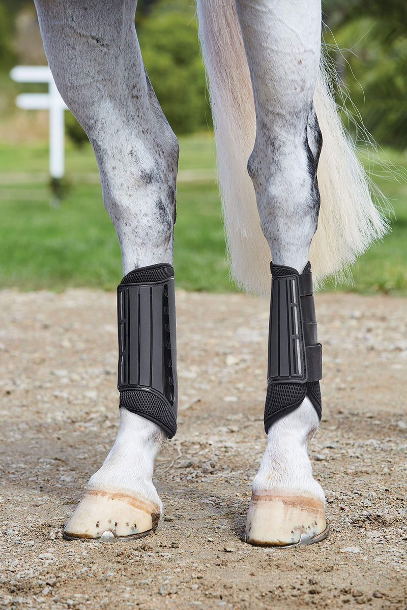 [Australia] - Weatherbeeta Eventing Hind Boots Black Full 