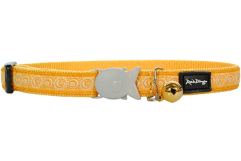 [Australia] - Red Dingo Designer Cat Collar, Cosmos Yellow 