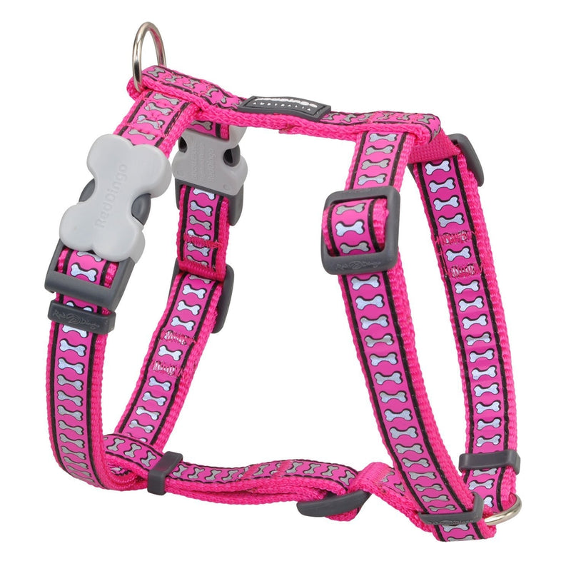 [Australia] - Red Dingo Reflective Dog Harness, Small, Hotpink 