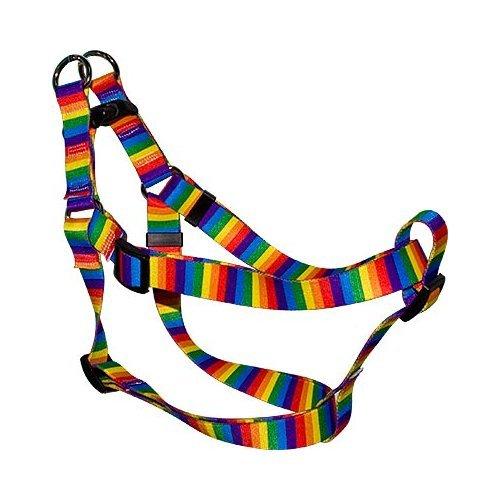 [Australia] - Yellow Dog Design Step-In Harness, Small s Rainbow Stripes 