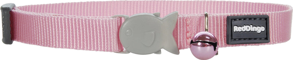 [Australia] - Red Dingo Classic Cat Collar, One Size Fits All Pink 