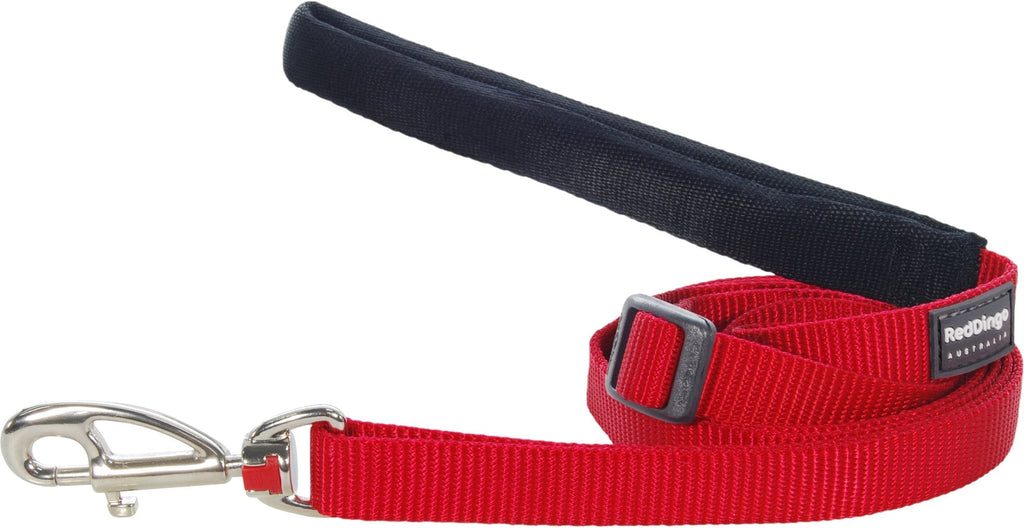 [Australia] - Red Dingo Classic Dog Lead, Small Red 