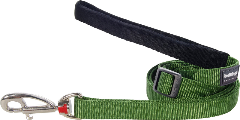 [Australia] - Red Dingo Classic Dog Lead, Large Green 