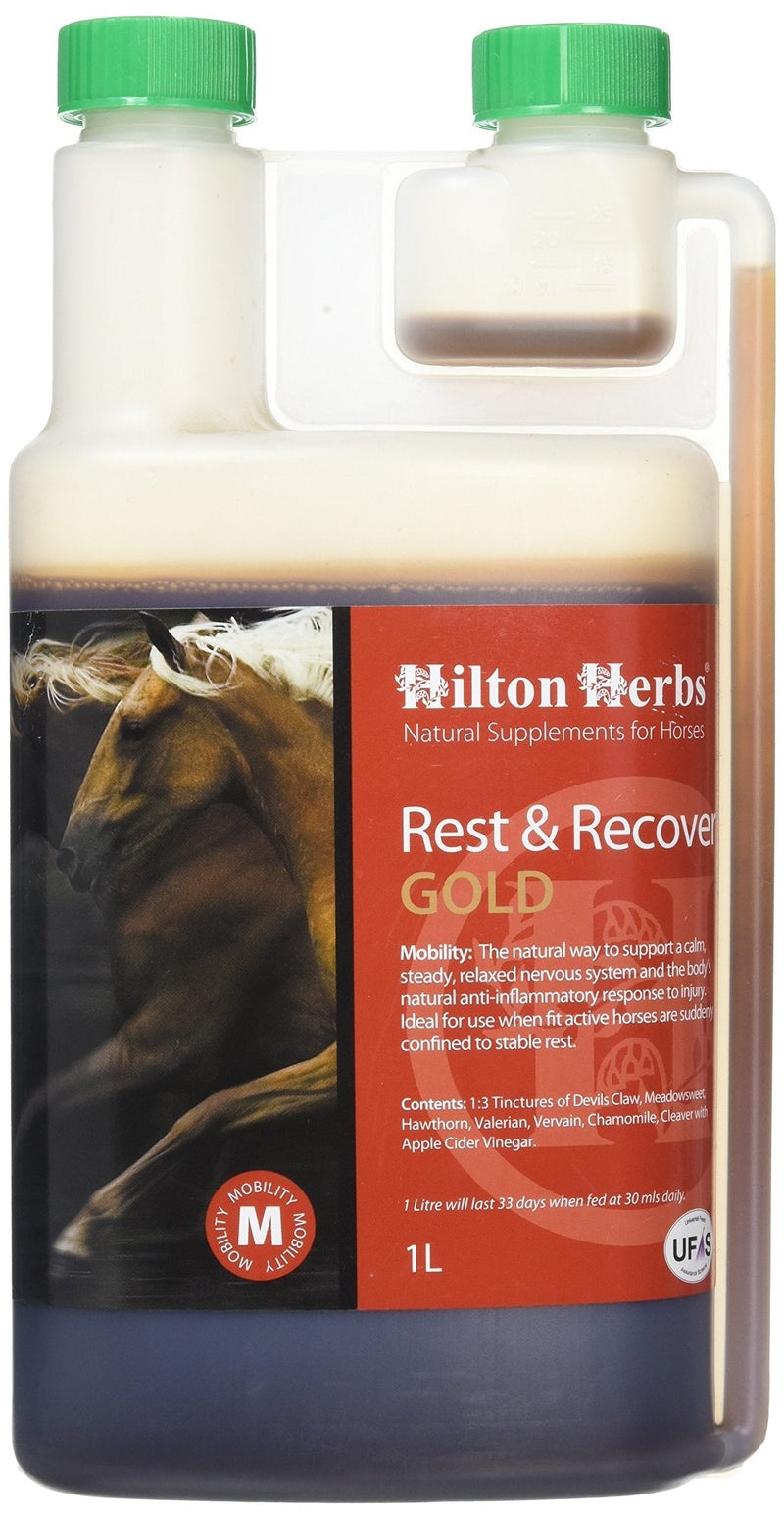 Hilton Herbs Rest and Recover Gold 1 Litre - PawsPlanet Australia