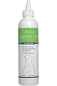 Aurocin cm Ear Cleanser w/Aloe (Cucumber Melon Scent) 8 oz - PawsPlanet Australia