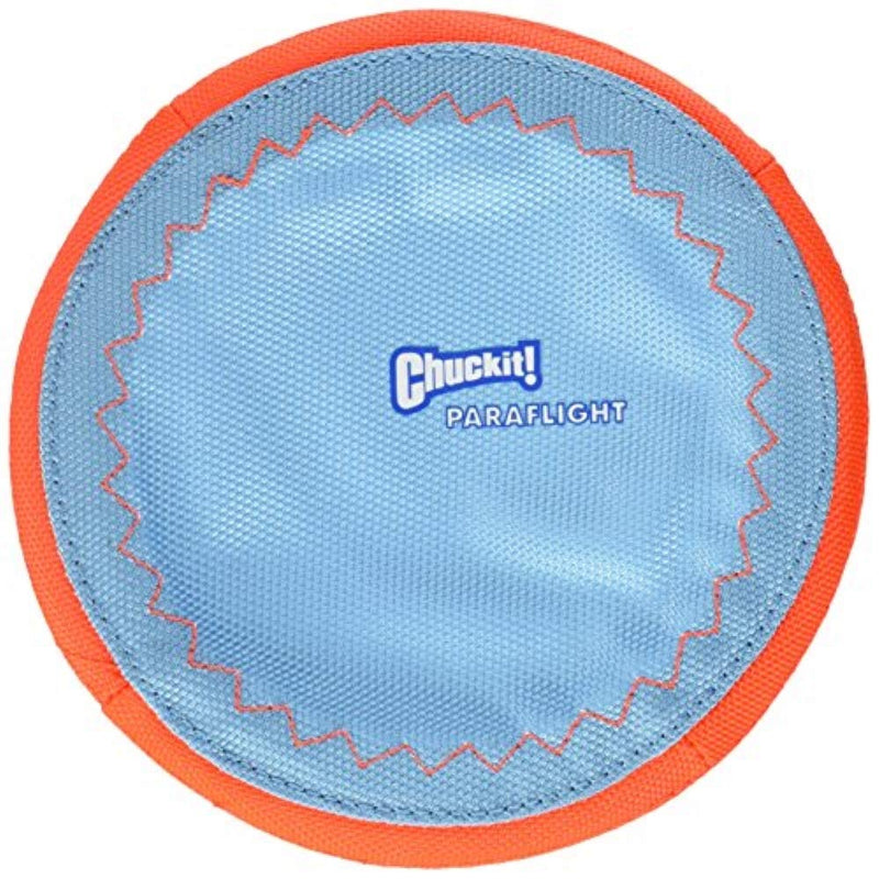 ChuckIt! Paraflight Flyer Dog Frisbee Toy Floats Small Blue/Orange - PawsPlanet Australia