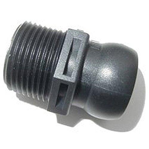 [Australia] - Lifegard Aquatics ARP270860 Ball Socket Pipe MPT Connector for Aquarium Pumps, 1/2-Inch 