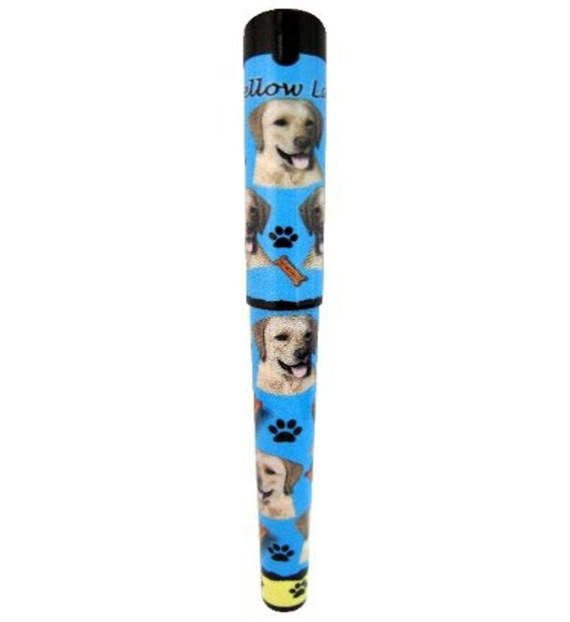 [Australia] - E&S Pets Yellow Lab Pen Easy Glide Gel Pen, Refillable with A Perfect Grip, Great for Everyday Use, Perfect Yellow Lab Gifts for Any Occasion 