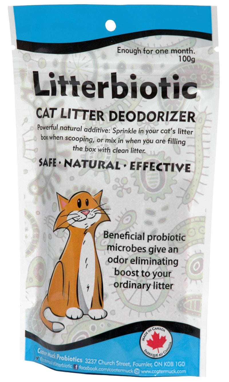 [Australia] - Litterbiotic Cat Litter Deodorizer, Natural Unscented Litter Box & Tray Pan Odor Eliminator - Fragrance-Free, Safe, Neutralizes Feline Waste Smell 1 Month 
